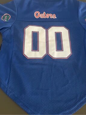PUPPY SIZE XL. Blue Gators Mesh Jersey with White 00